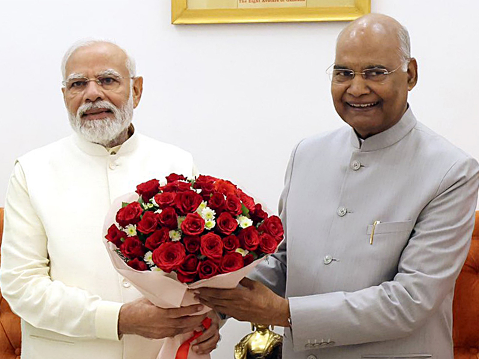 Former President Ram Nath Kovind and Prime Minister Narendra Modi (File photo/ANI)