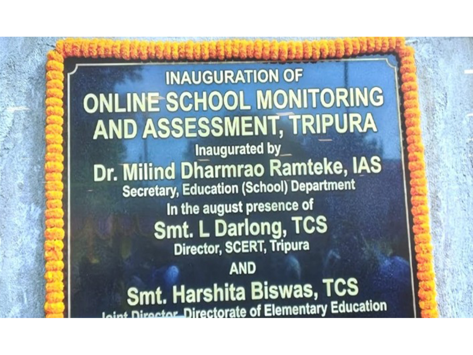 Tripura launches first online school monitoring system (Photo/CMO Tripura)