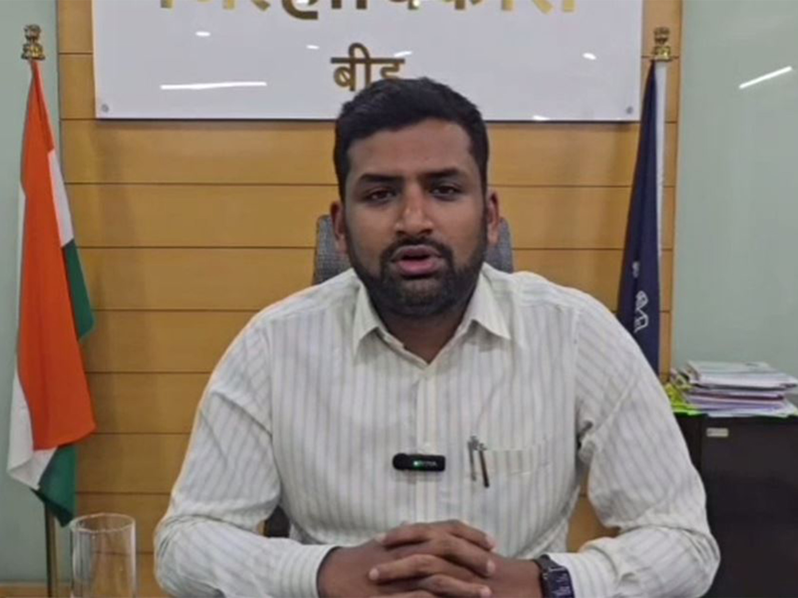 District Collector Vivek Johnson (Photo/ANI)