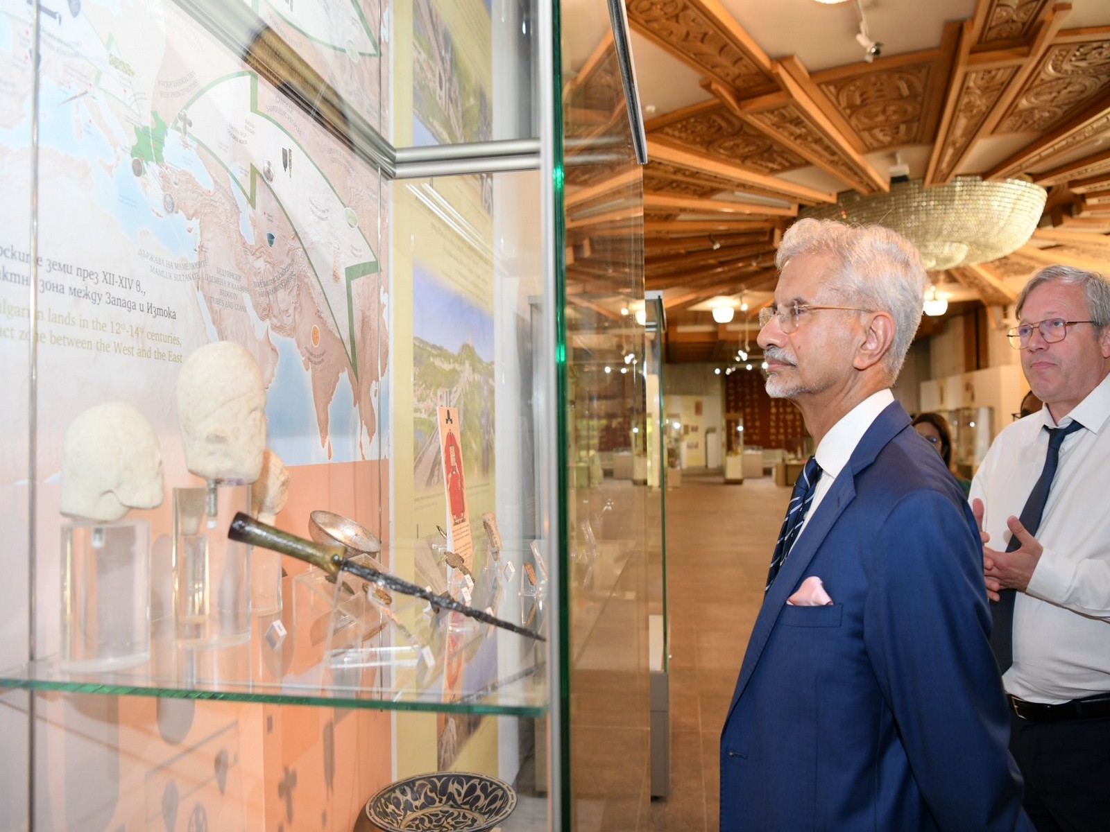 External Affairs Minister S Jaishankar visits National Historical Museum in Sofia, Bulgaria (Photo/X/@DrSJaishankar)