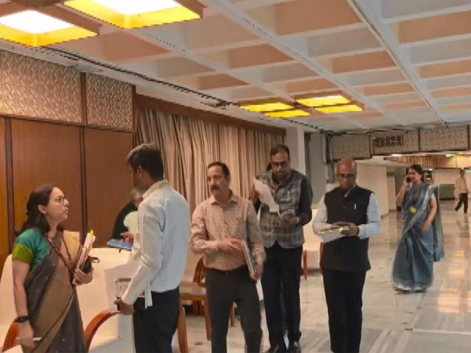 Visual from Health and Family Welfare Standing Committee meeting (Photo/ANI)