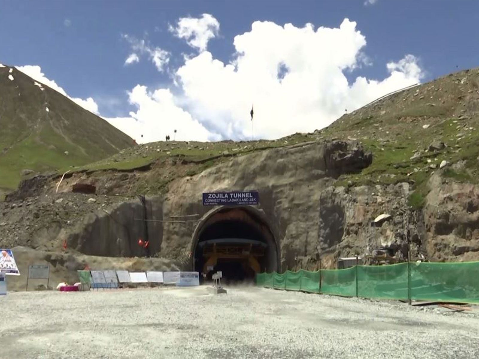 Zojila Tunnel project (Photo/ANI)