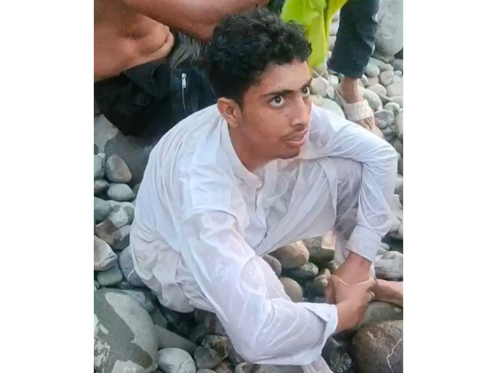 Javid Ali apprehended by Indian forces (Photo/ANI)