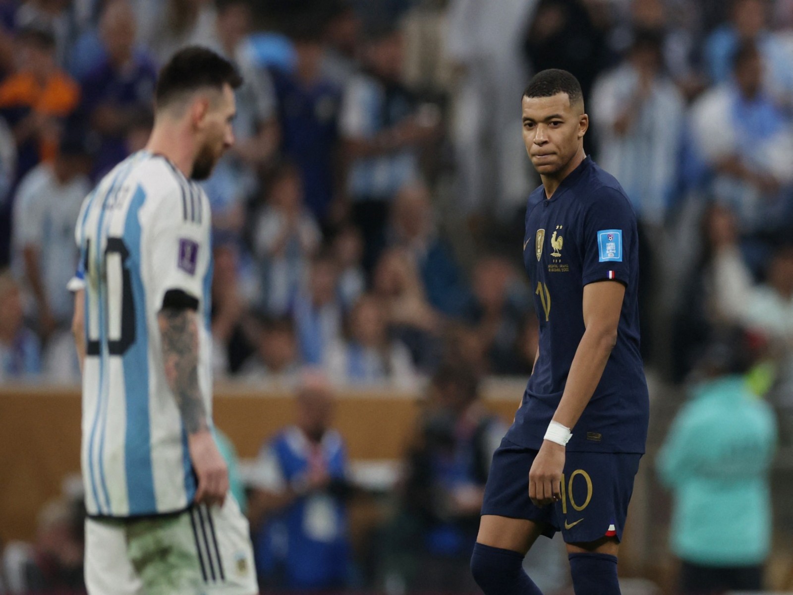 Lionel Messi (left) and Kylian Mbappe (right) (Photo: Reuters)