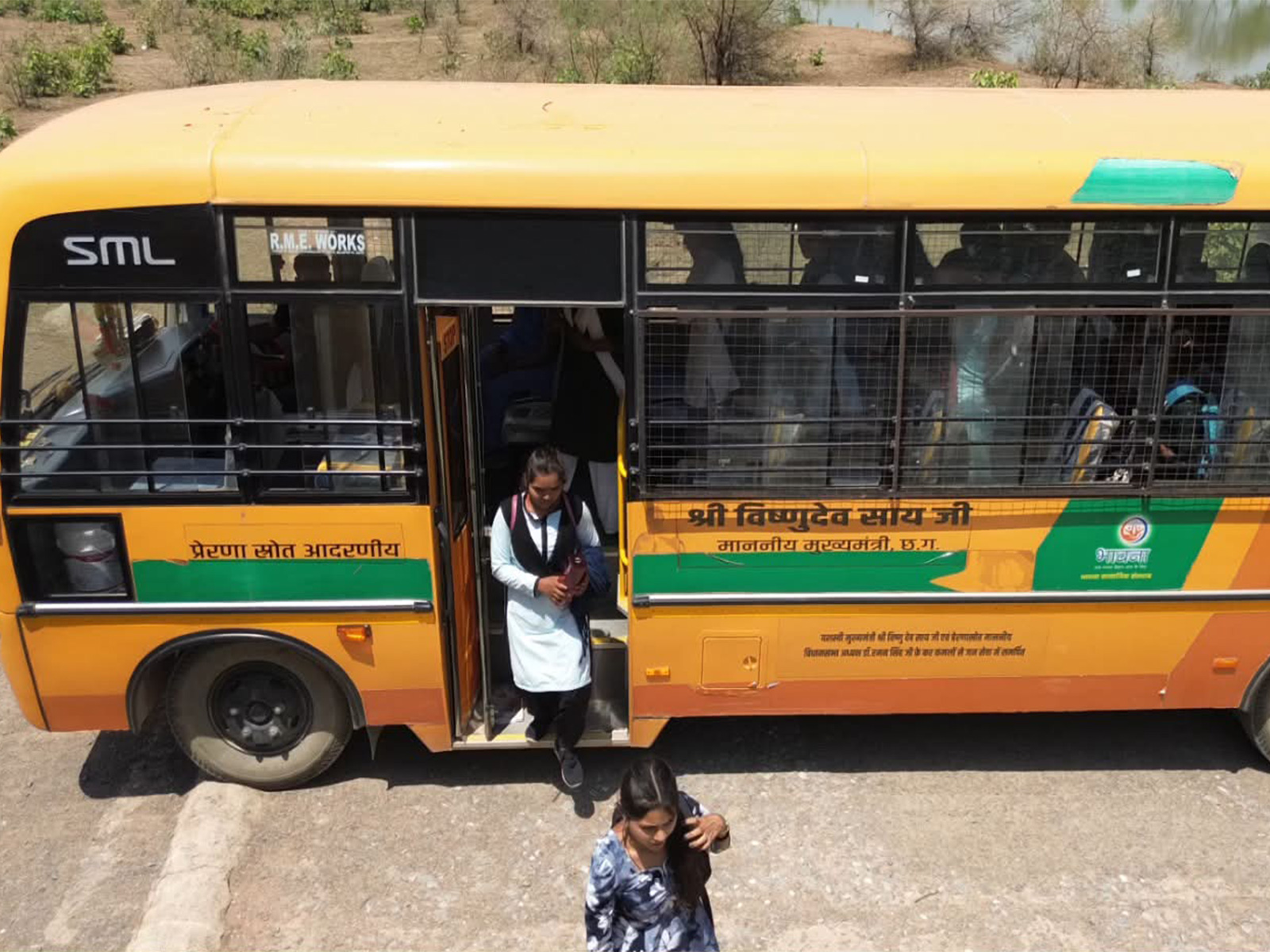 Free college bus service operated by MLA Bohra for school and college-going girls (Photo/ANI)