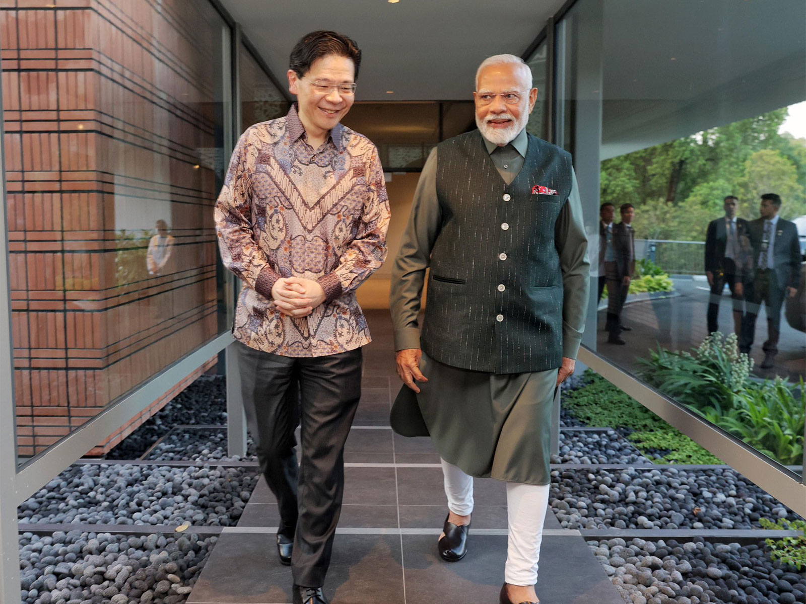 Singapore Prime Minister Lawrence Wong and Prime Minister Narendra Modi (Photo/X@LawrenceWongST)