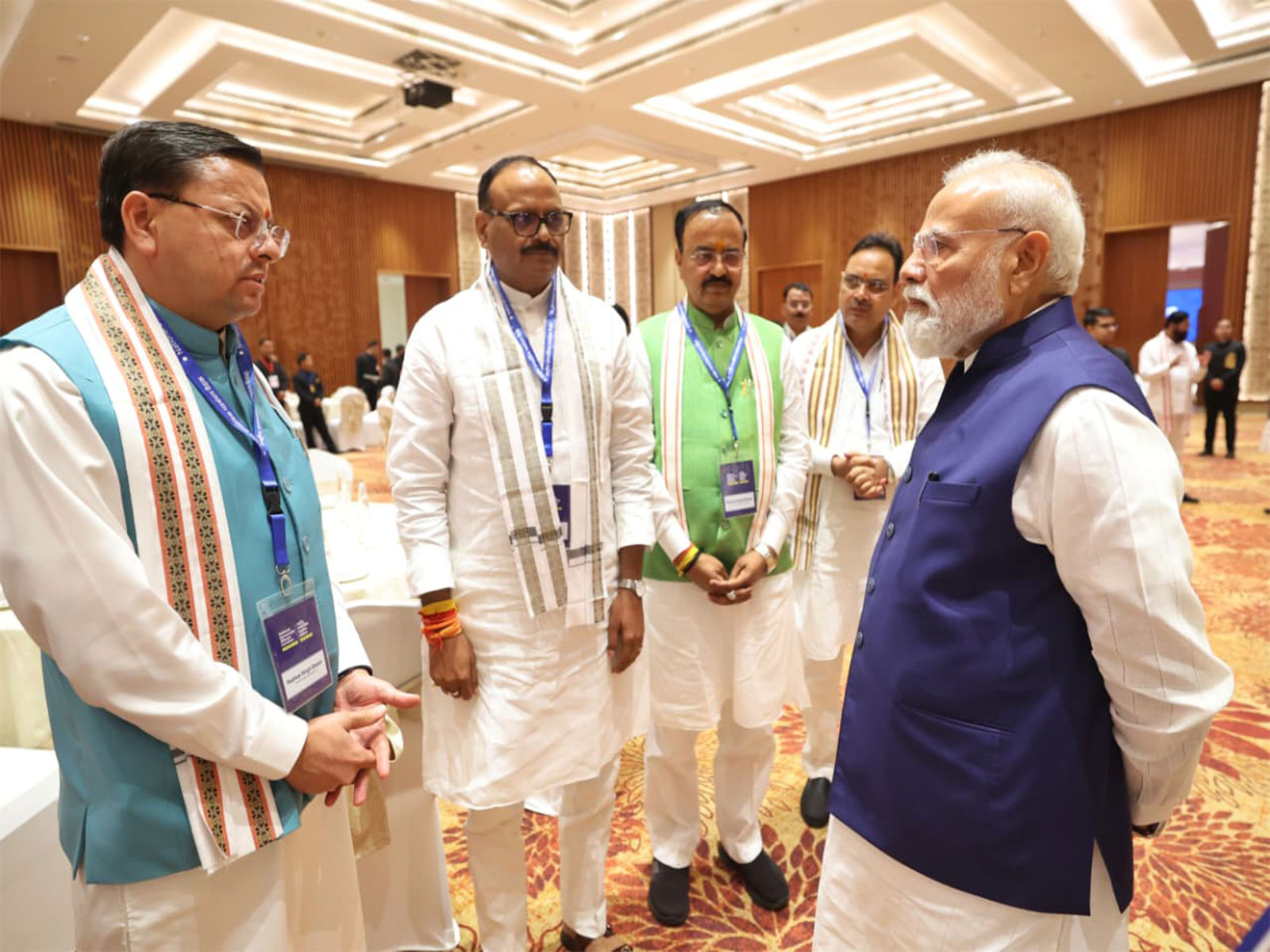  Uttarakhand Chief Minister Pushkar Singh Dhami with PM Modi (Photo: x/@pushkardhami)