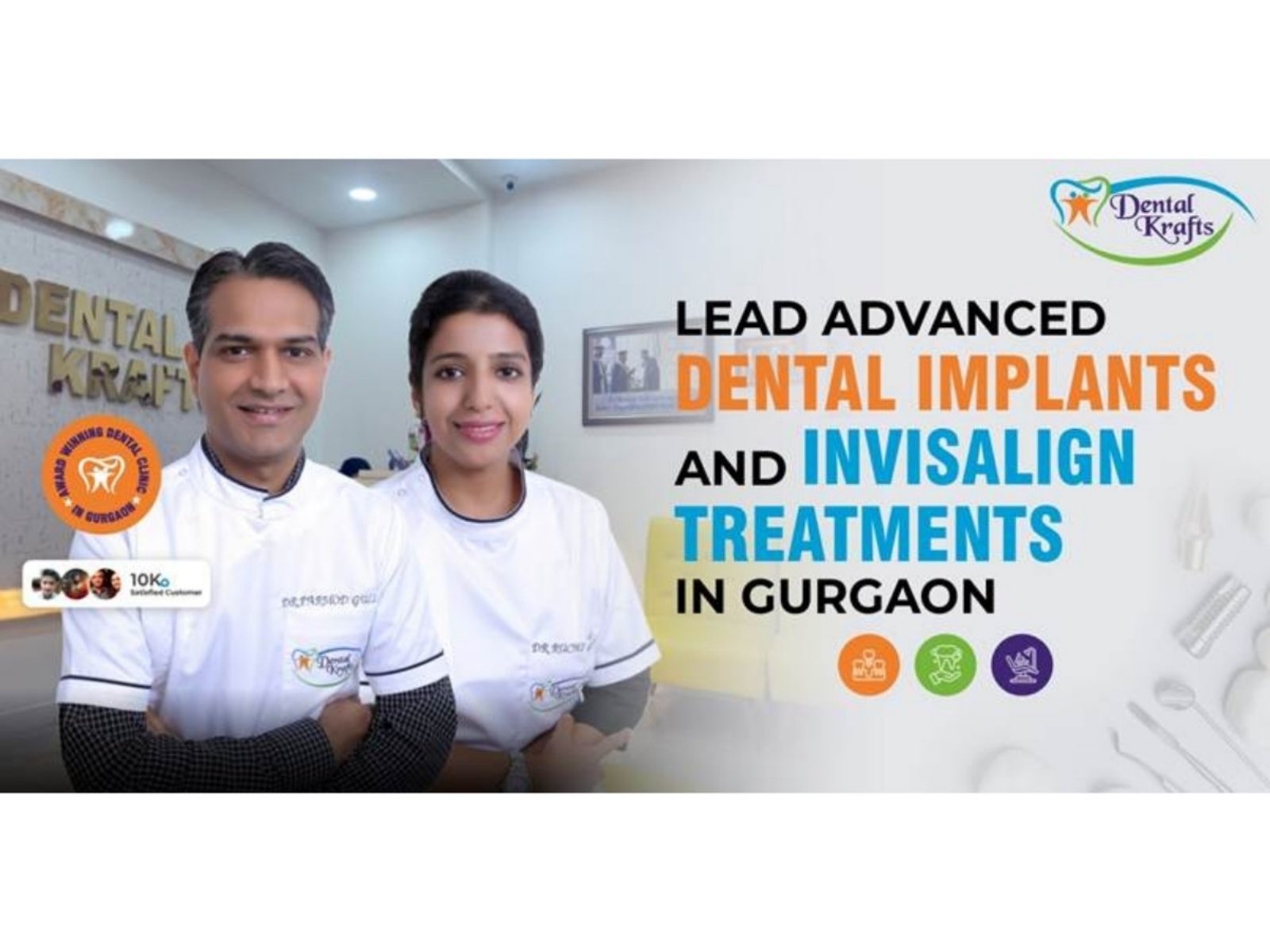 Dental Krafts Lead Advanced Dental Implants and Invisalign Treatments in Gurgaon
