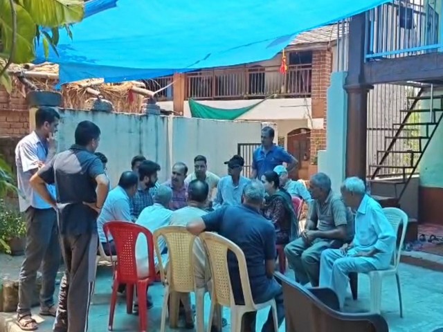 A pall of gloom at deceased sailor Aditya Sharma's home in Hamirpur (Photo/ANI)
