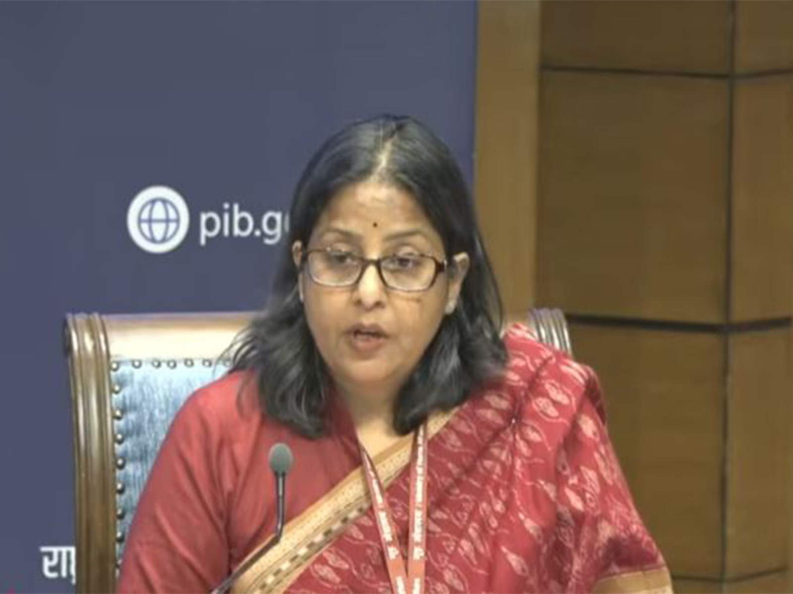 Sujata Sharma, Joint Secretary in the Ministry of Petroleum and Natural Gas (Photo/PIB Youtube)
