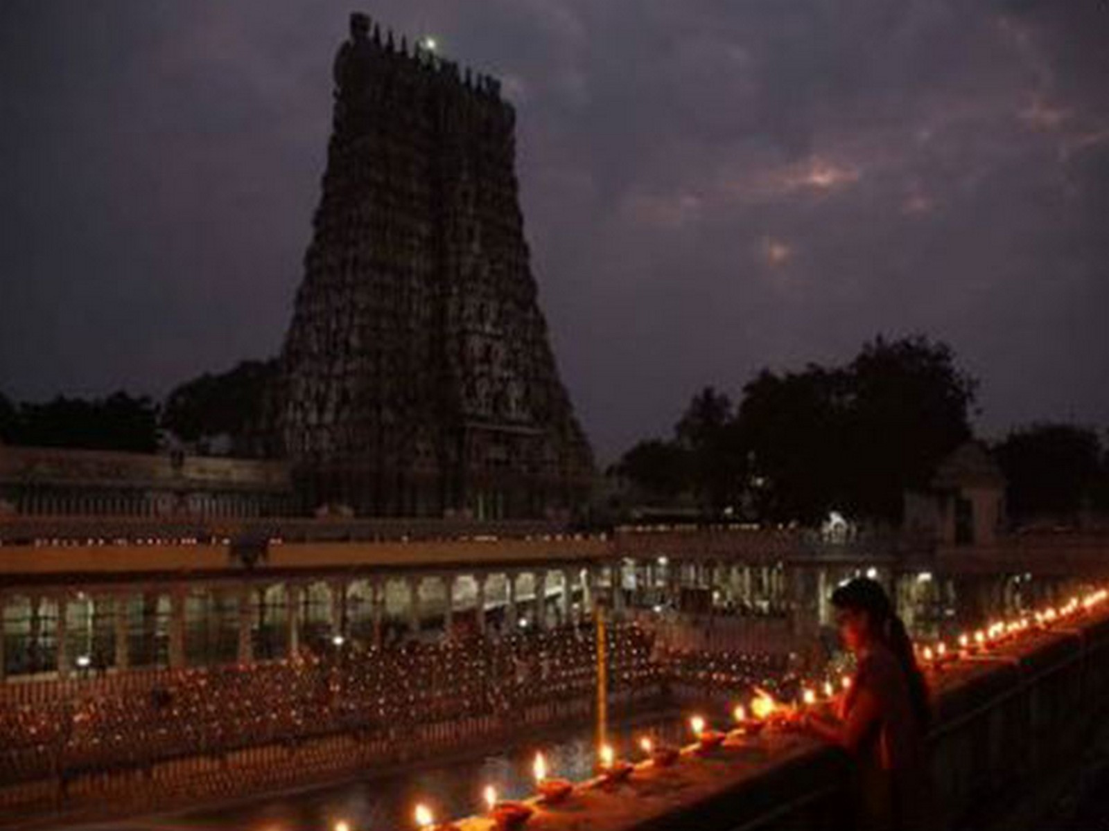 Visual from Madurai Meenakshi Temple. (File Photo/ANI)