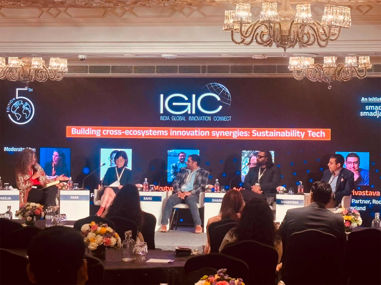 ElectricPe Co-founder and CEO Avinash Sharma at IGIC (Photo/ANI)