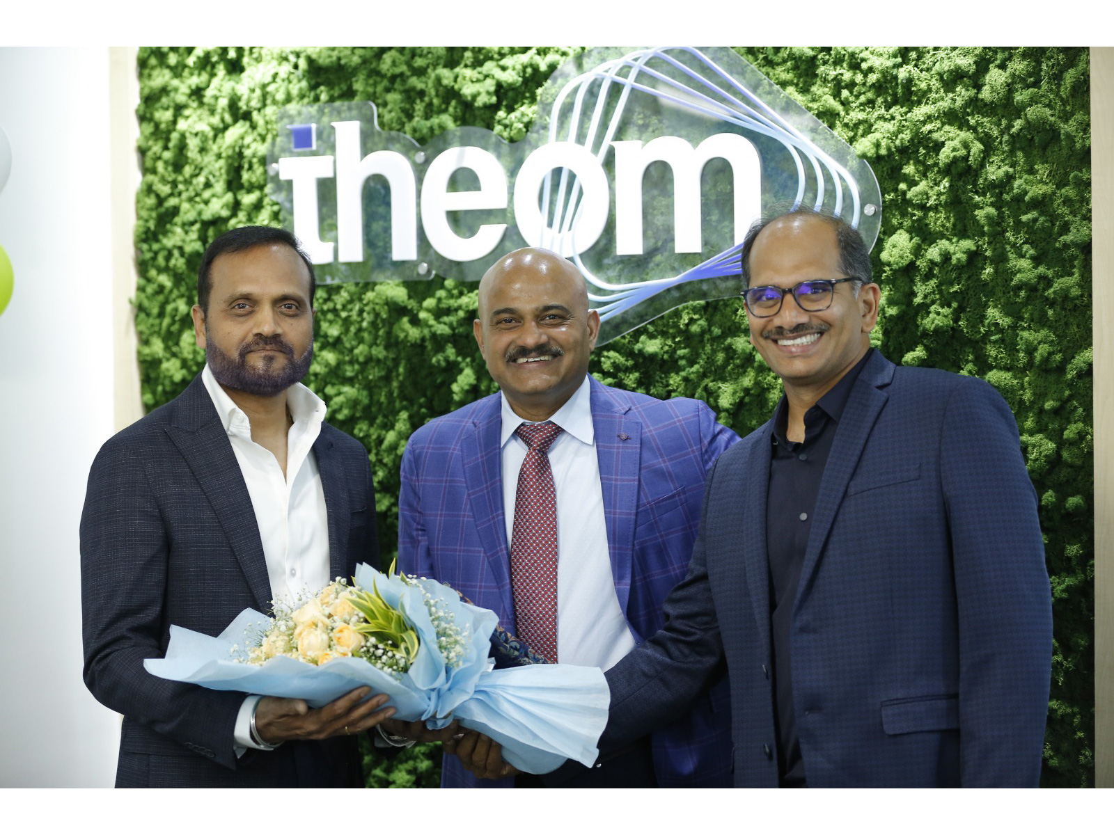 Theom launched its India Operations in the presence of Phani Nagarjuna, Founding CEO, Aikam (Telangana AI Innovation Hub), with Navindra Yadav, CEO, Theom and Ravi Sankuratri, COO, Theom.