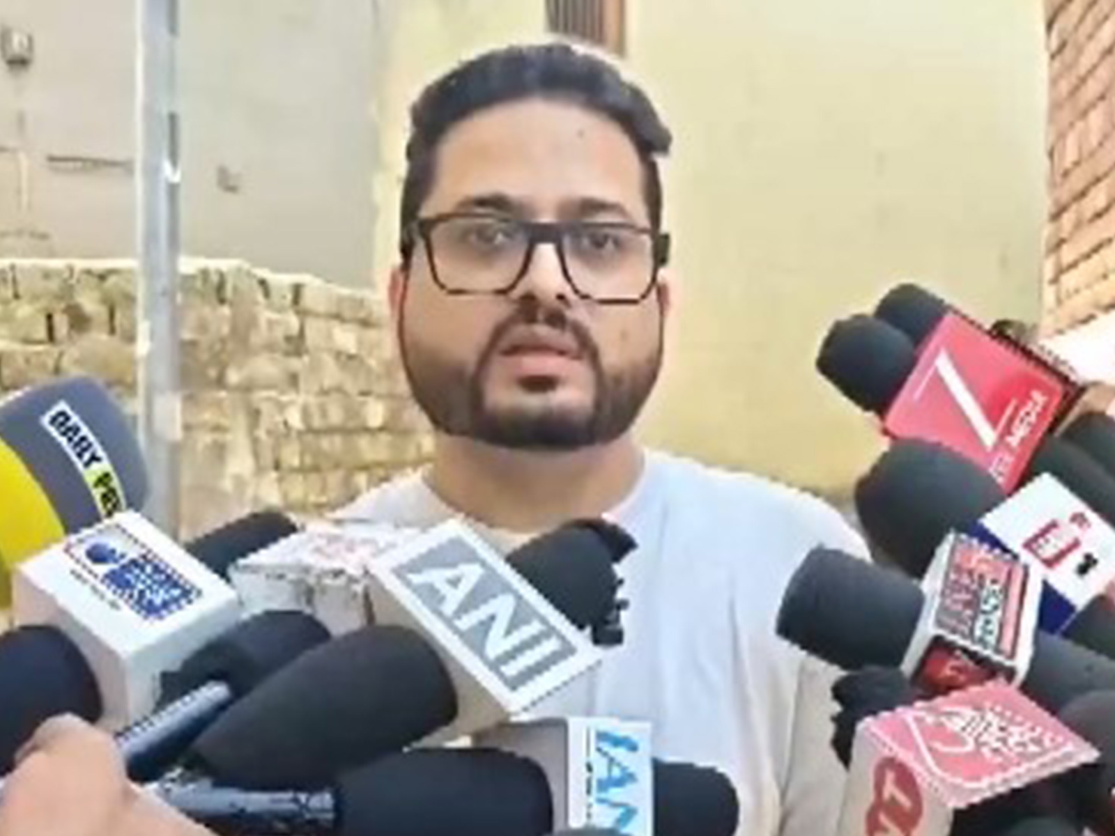 Seafarer Aditya Sharma's cousin (Photo/ANI)