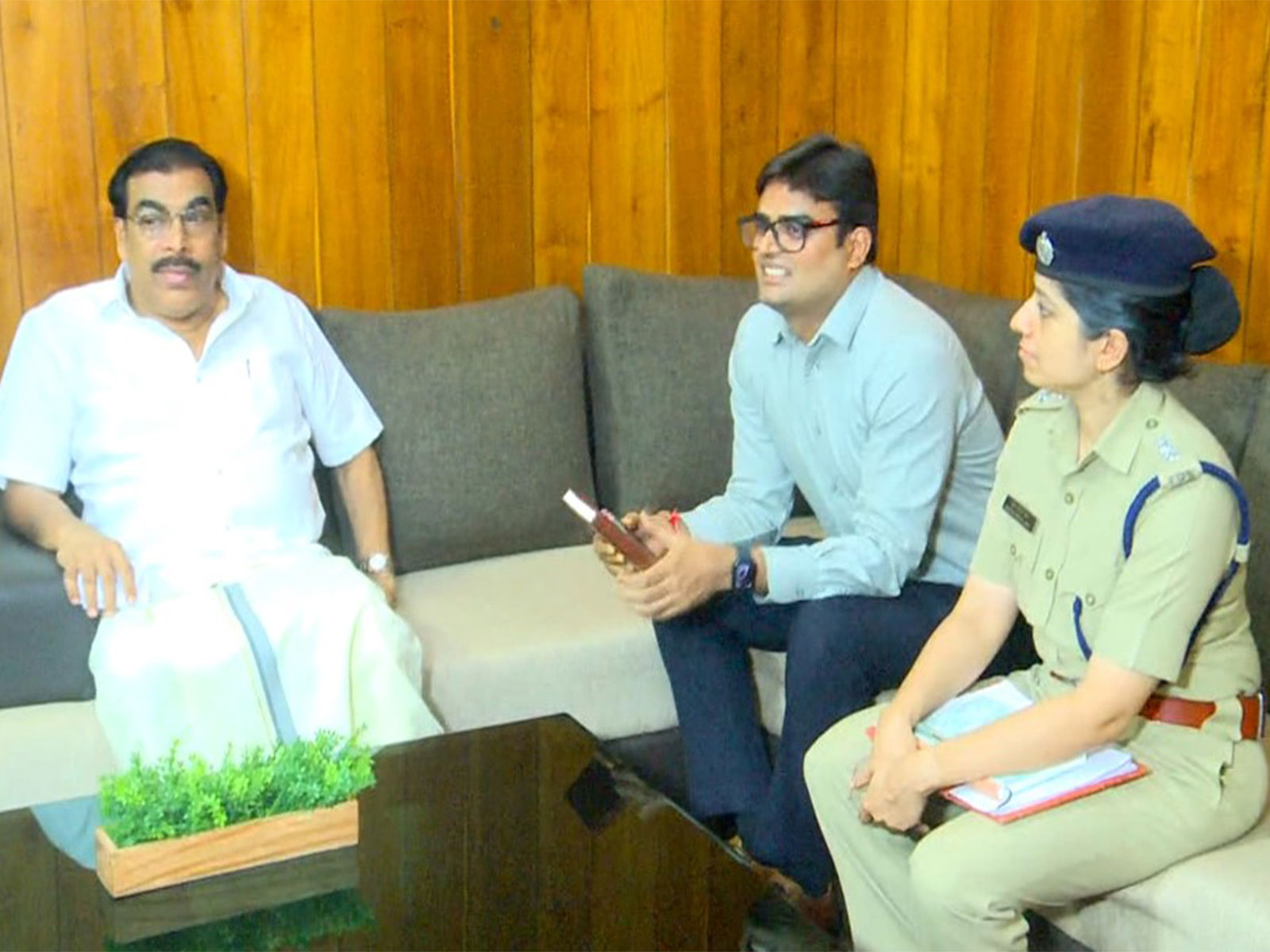 Minister P K Basheer Chairs Review Meeting on Monsoon Preparedness (Photo/ANI) 