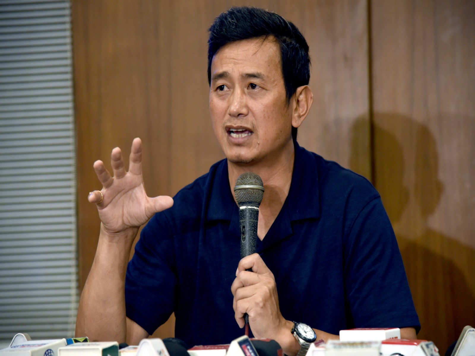 Former Indian captain Bhaichung Bhutia (File Photo/ANI)