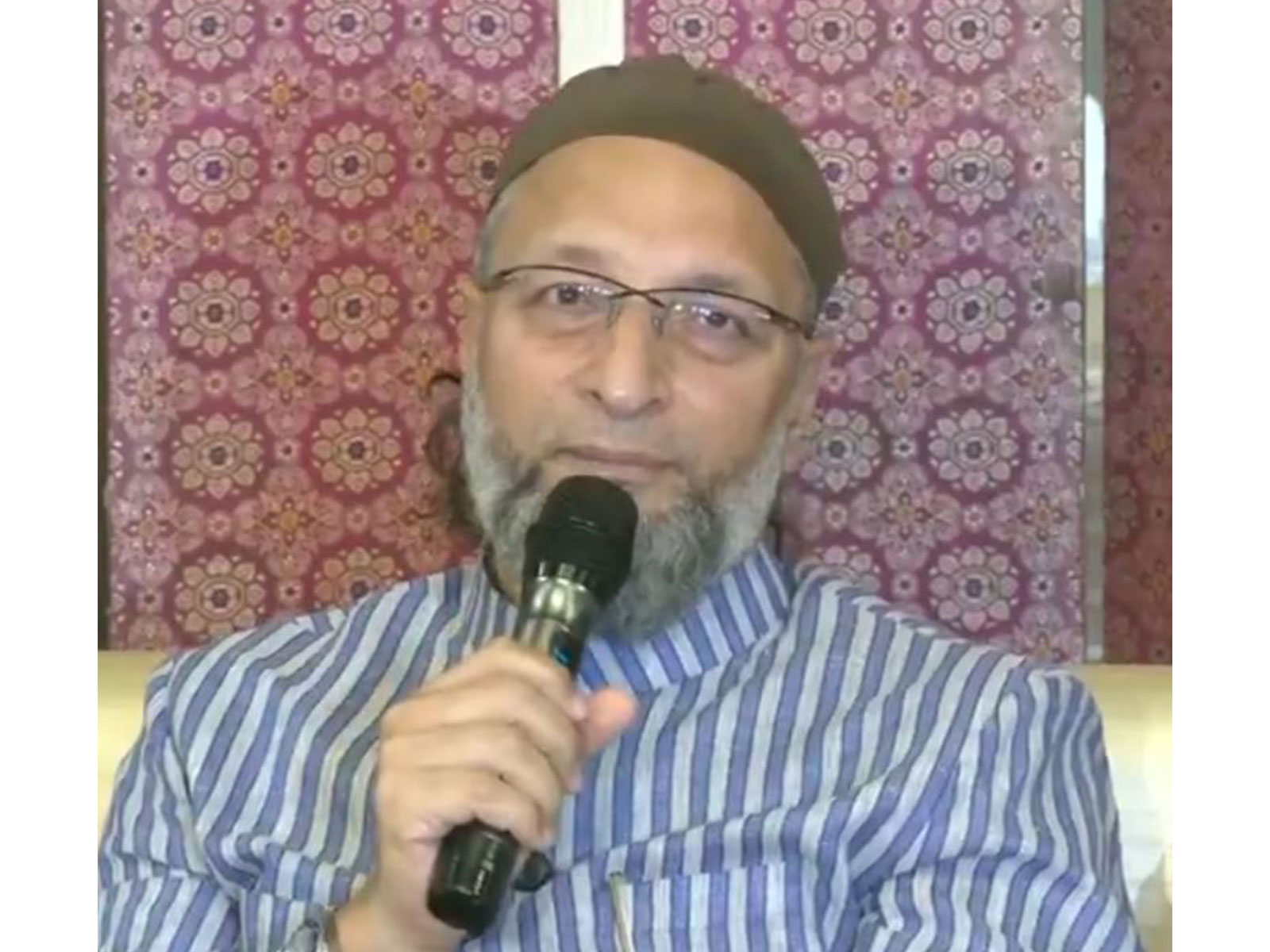 AIMIM Chief and Hyderabad MP Asaduddin Owaisi (Photo/ANI)