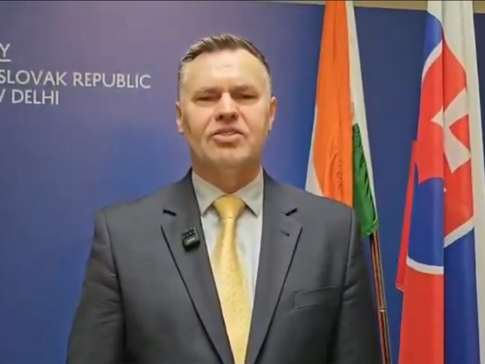 Slovakia's Ambassador to India Robert Maxian (Photo/X@RobertMaxian)