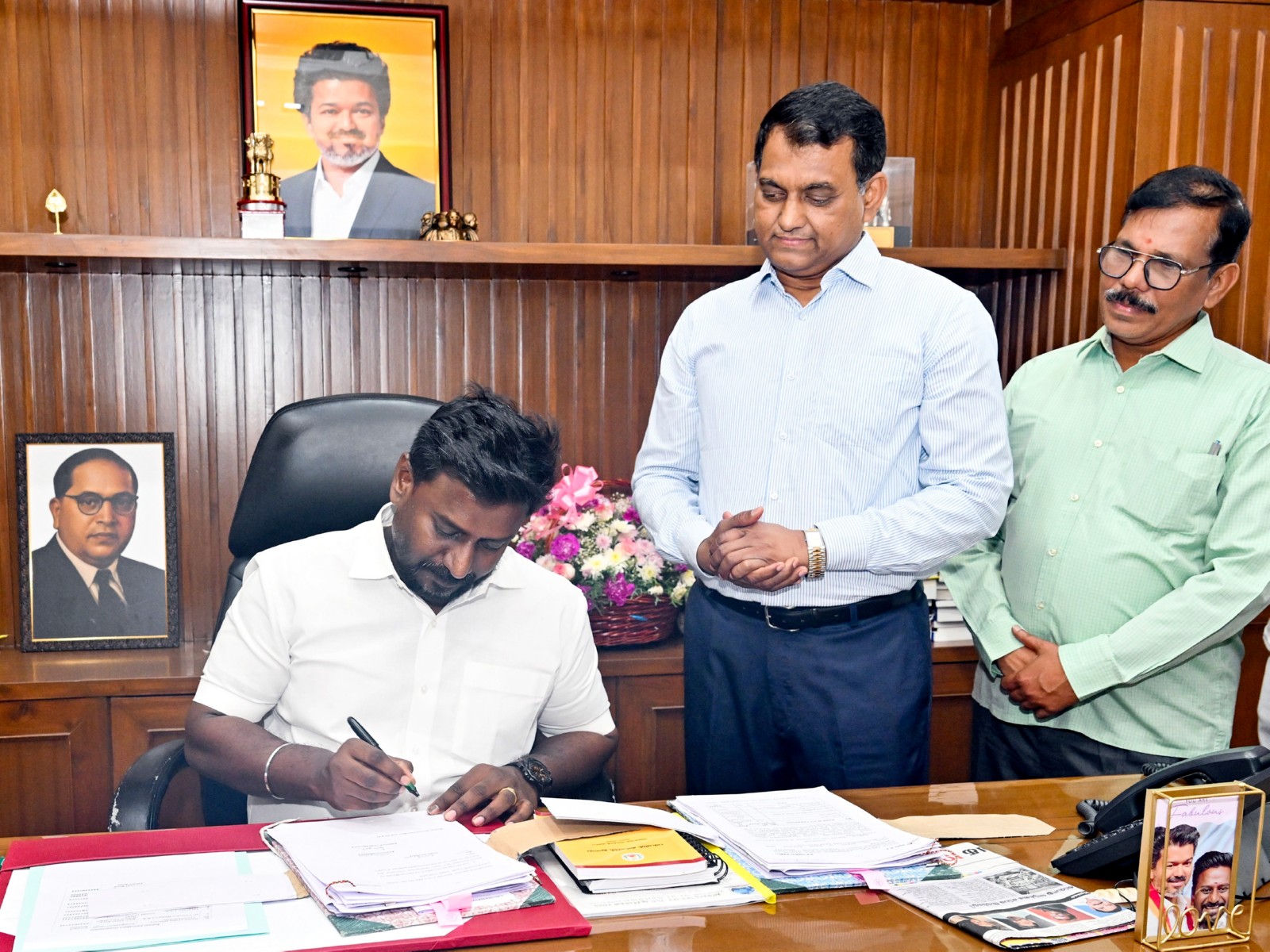 Tamil Nadu School Education Minister Rajmohan (Photo/ANI)