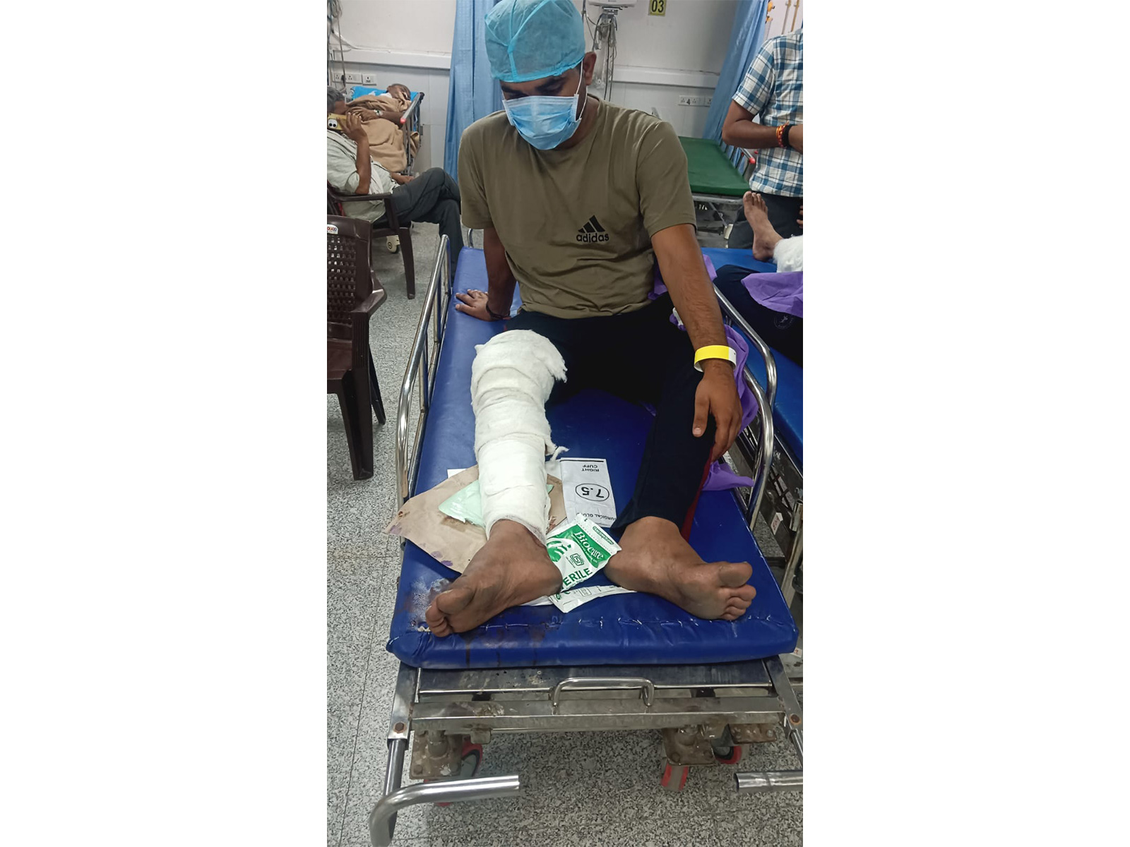 Accused undergoes treatment at AIIMS (Photo/ANI)