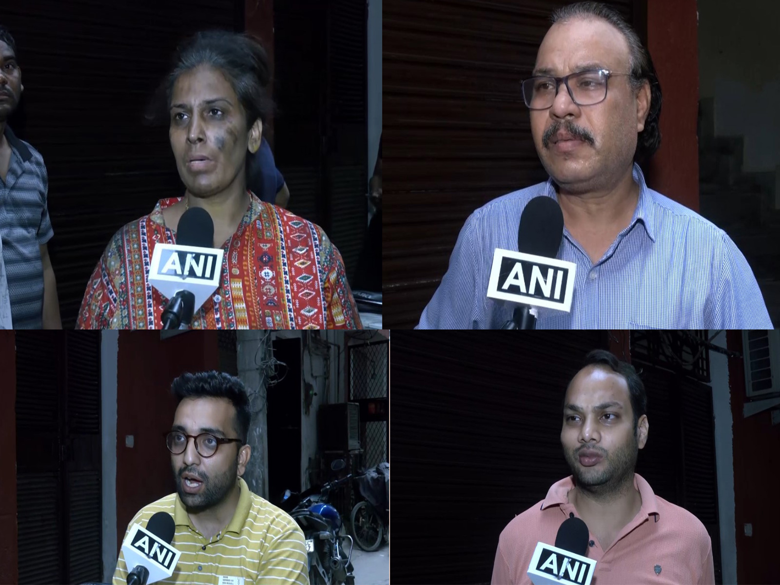  Residents narrate midnight ordeal of massive Tughlakabad blaze (Photo/ANI) 