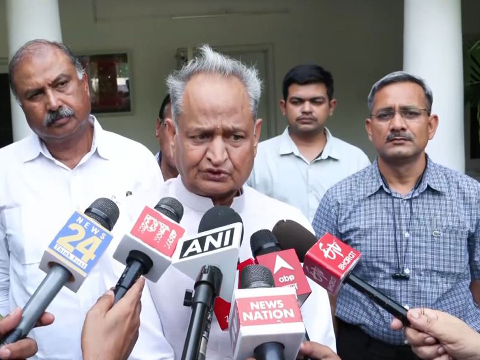 Former Rajasthan Chief Minister and Congress leader Ashok Gehlot (Photo/ANI)