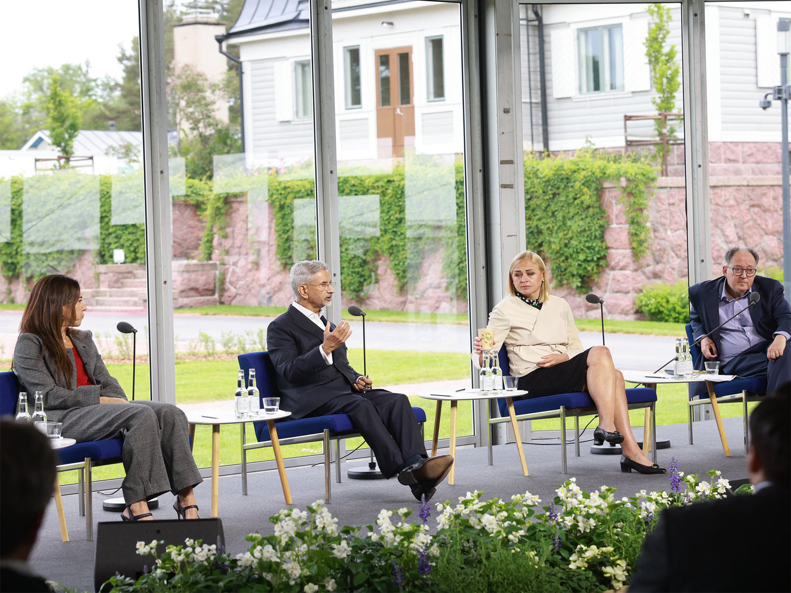 External Affairs Minister S Jaishankar speaks during a discussion at the Kultaranta Talks in Finland. (Photo: X/@DrSJaishankar)