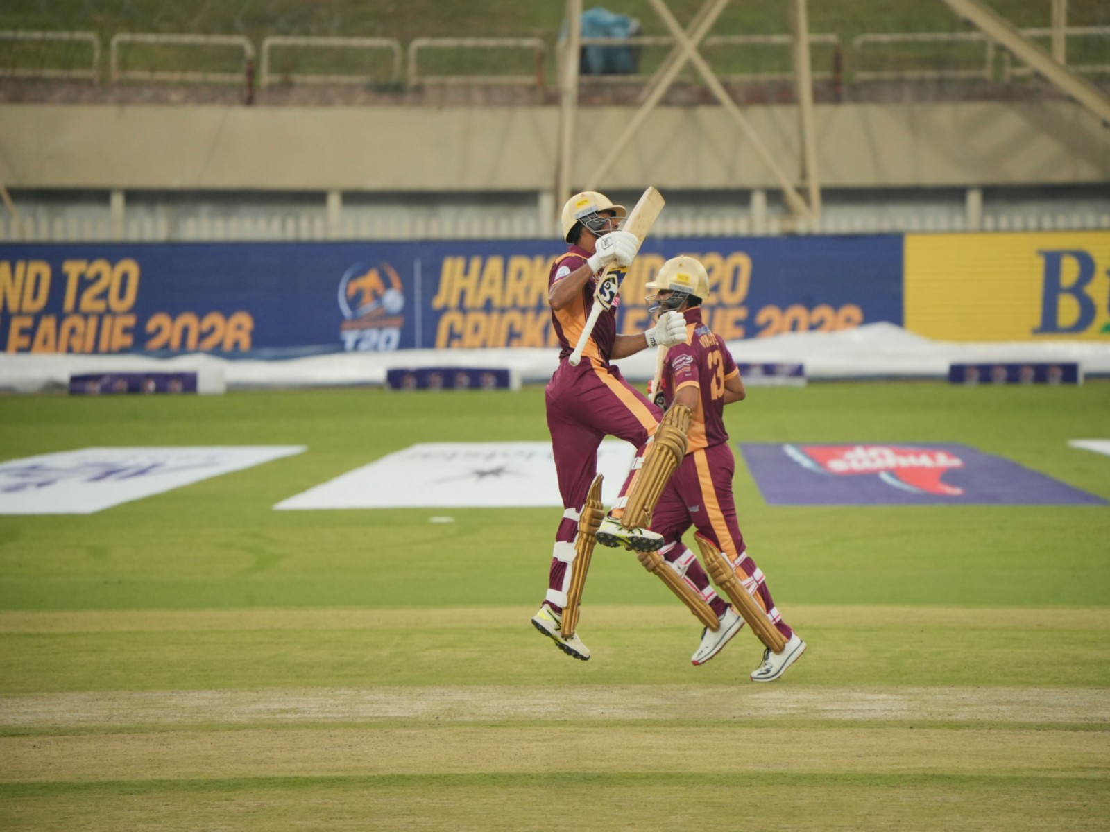 Chota Nagpur Royals players celebrating win. (Photo: Jharkhand T20 League)