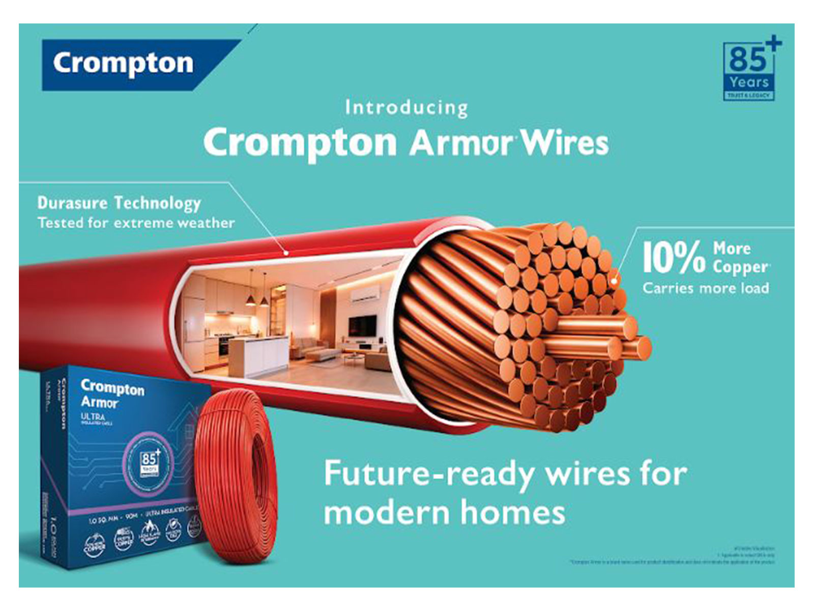 Crompton launches Armor Wires, marking its foray into the house wires category