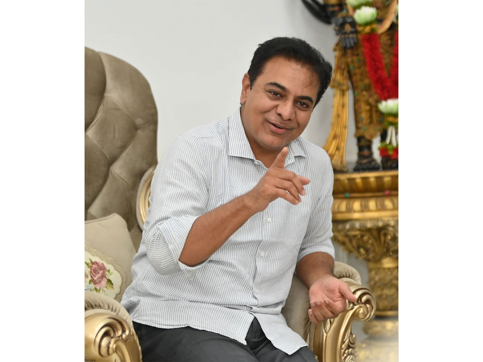  Bharat Rashtra Samithi (BRS) Working President KT Rama Rao (Photo/KTR Release) 