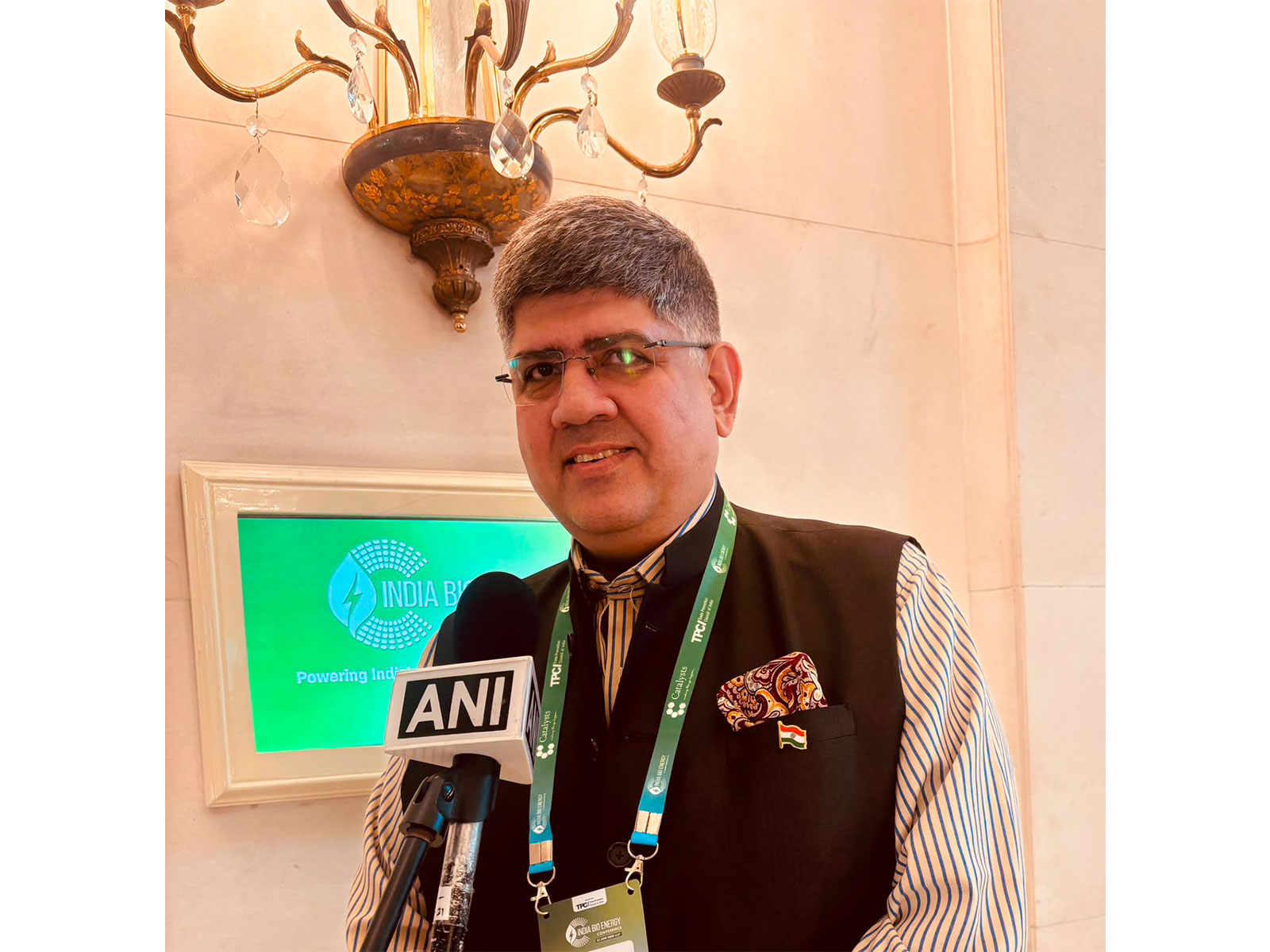 Lt Col Monish Ahuja (Retd), Co-Chair, National Committee on Bio Energy, Trade Promotion Council of India (TPCI) (Photo/ANI)