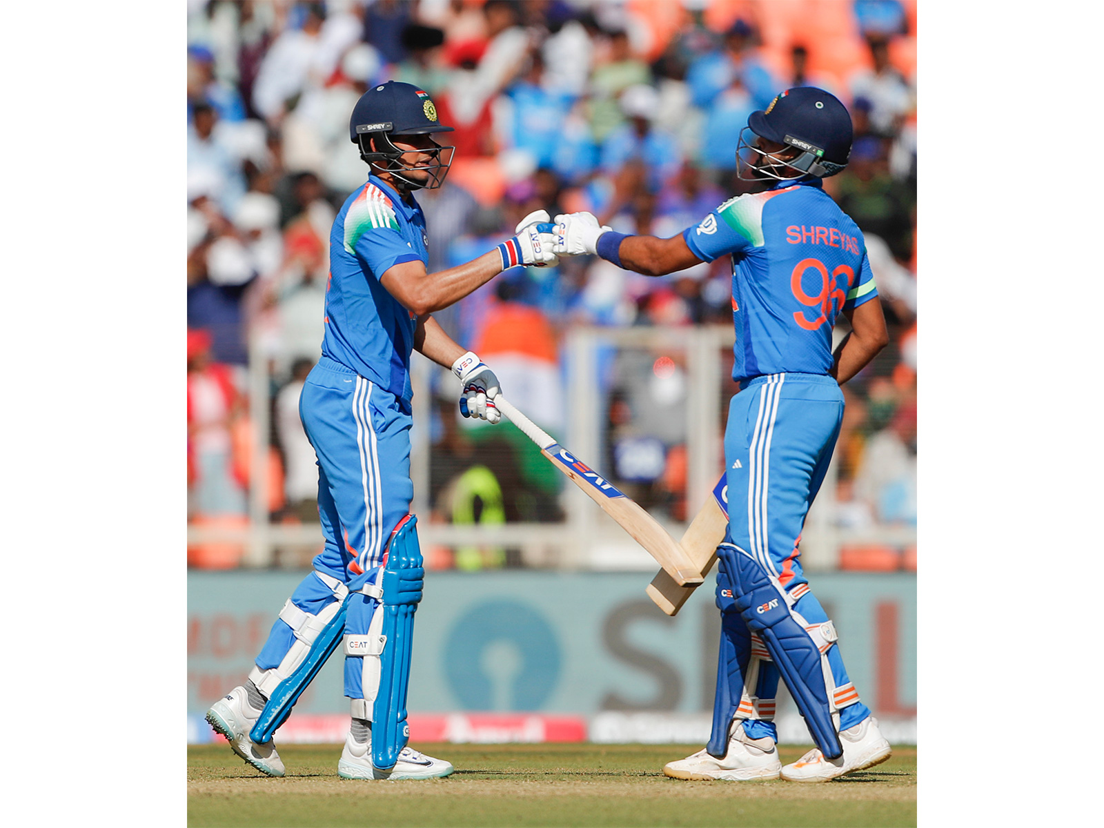 Skipper Shubman Gill and Shreyas Iyer, the vice captain. (Photo: ANI)