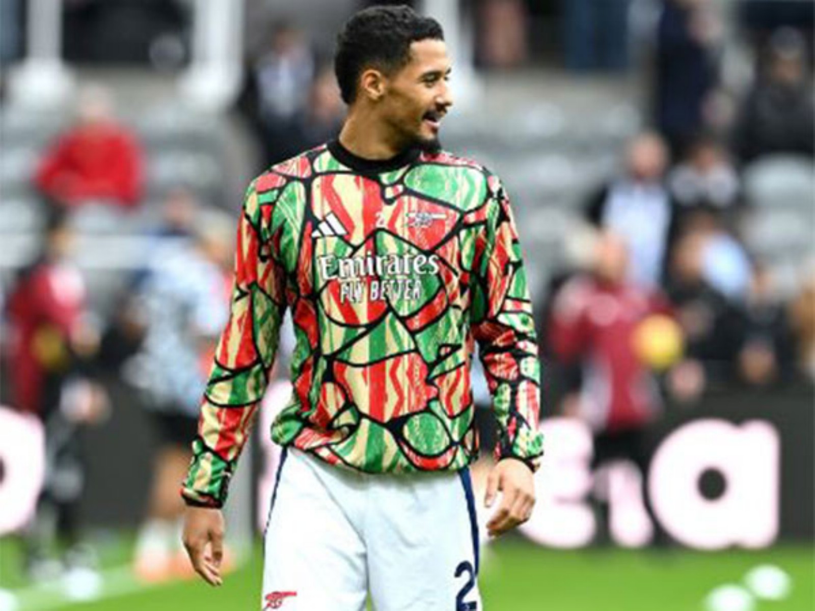 William Saliba. (Photo: @arsenal X)