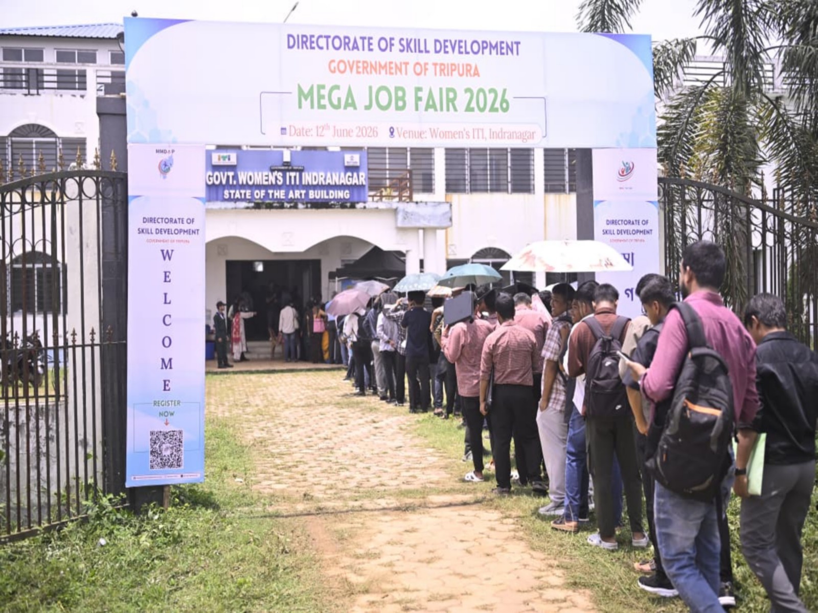 Tripura mega job fair (Photo/Tripura CMO)