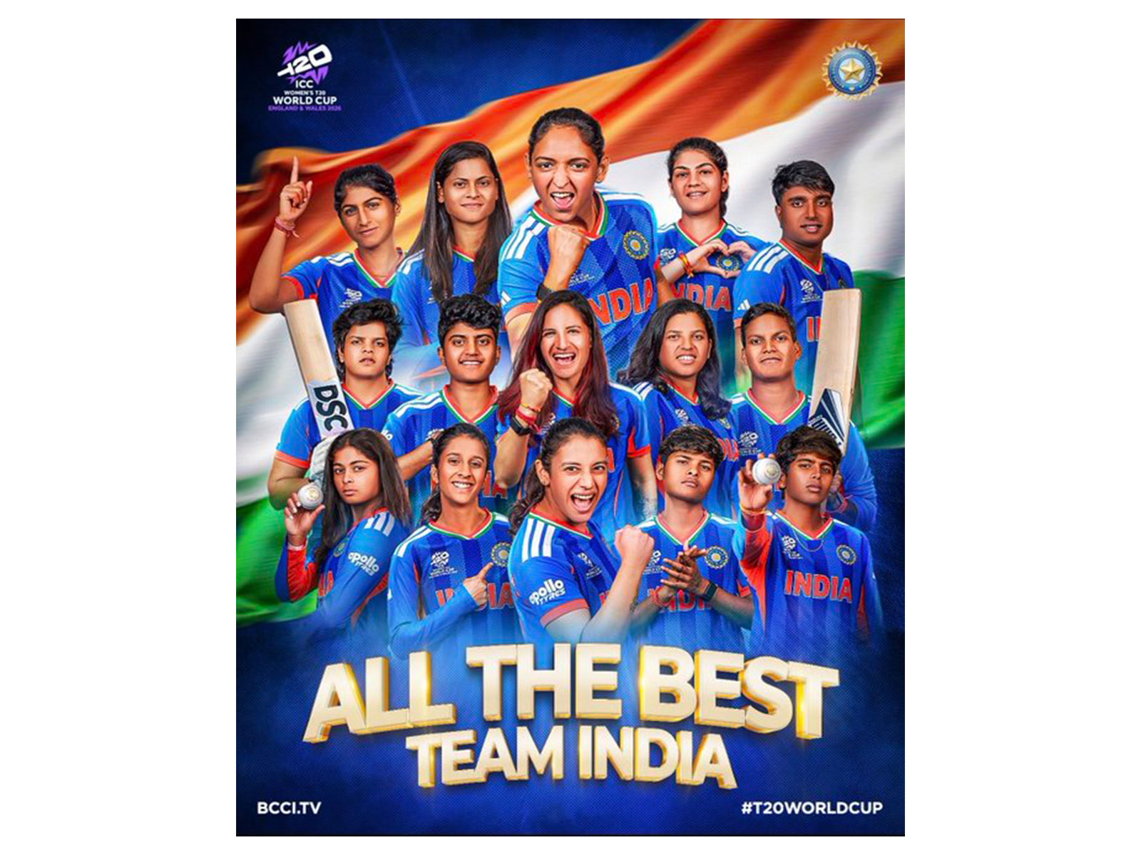 Team India will begin T20 World Cup campaign against Pakistan on June 14. (Photo: X/@MithunManhas)