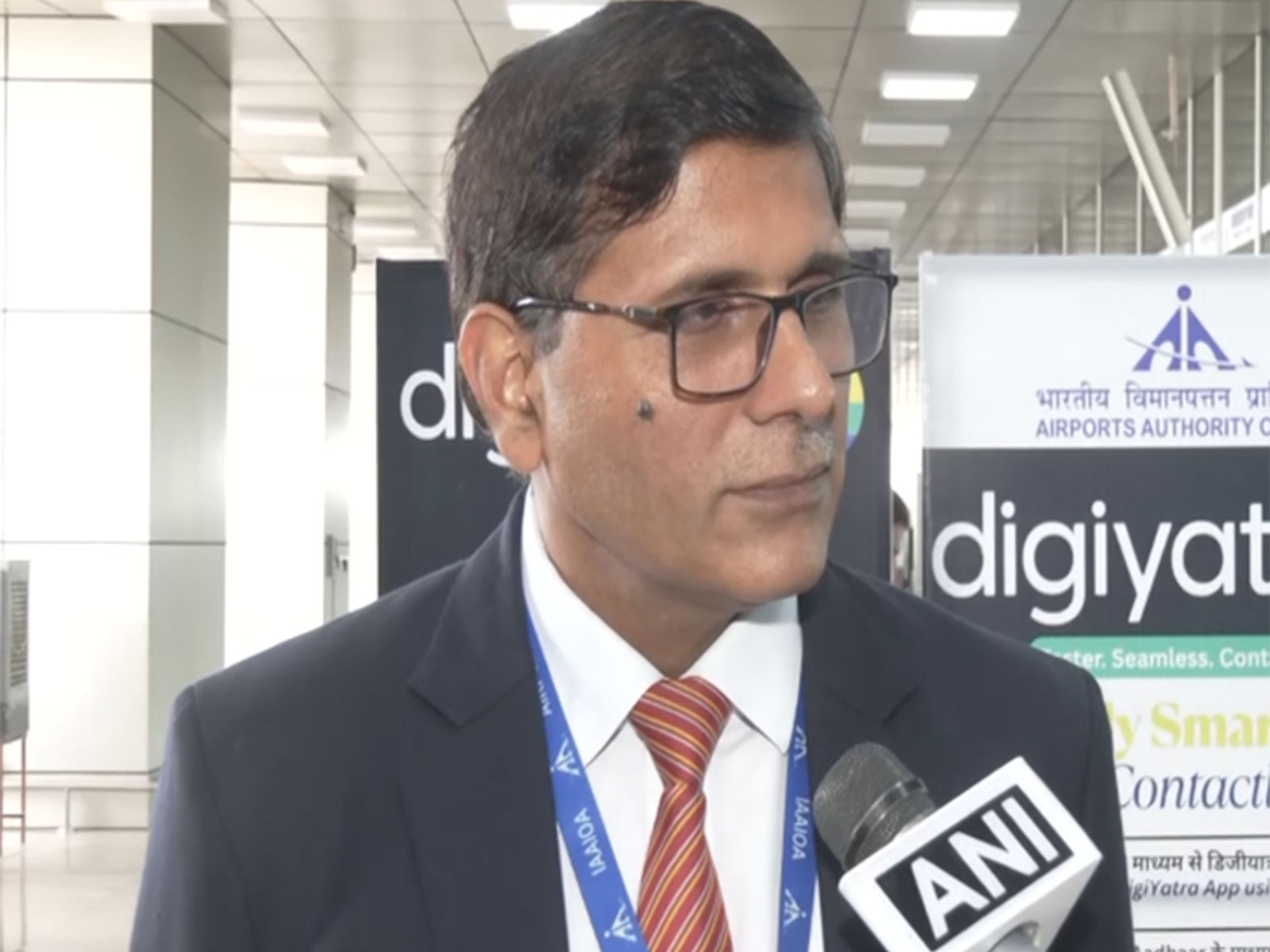 Devinder Yadav, Director of Jammu Airport (Photo/ANI)
