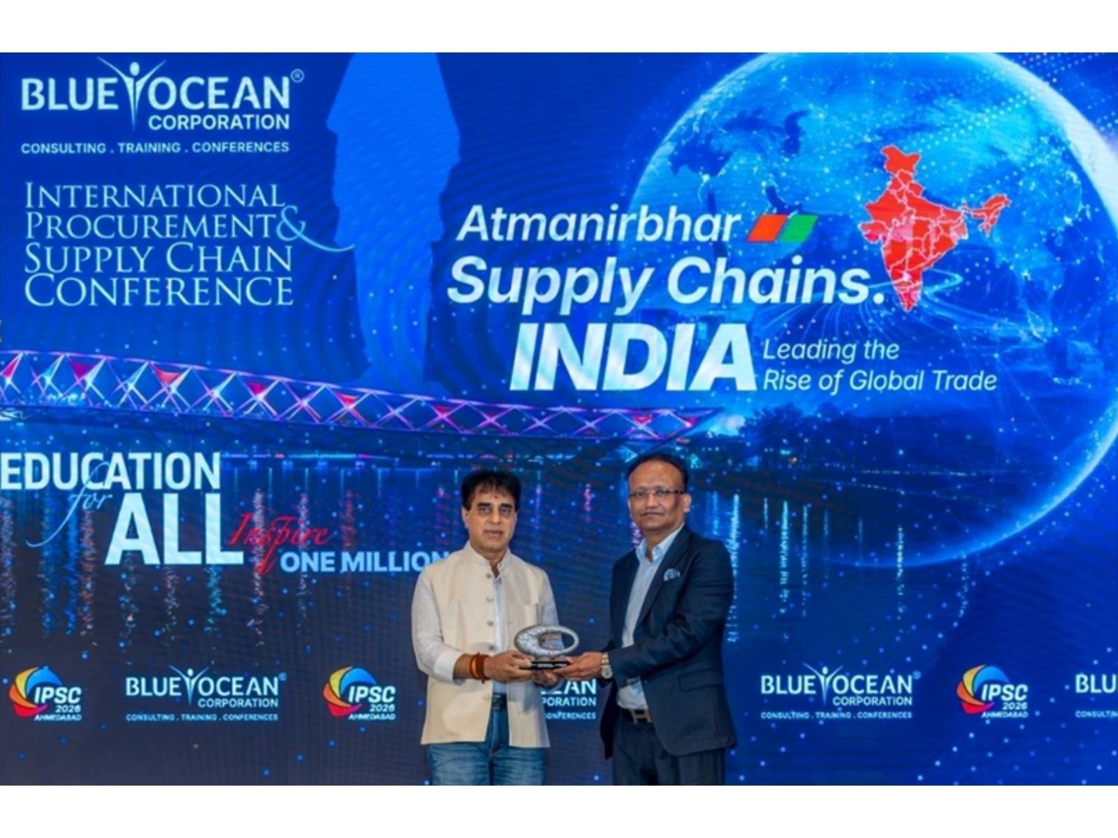 Blue Ocean Corporation brings the prestigious IPSC to Ahmedabad for the first time; Sourav Ganguly joins industry leaders at landmark edition