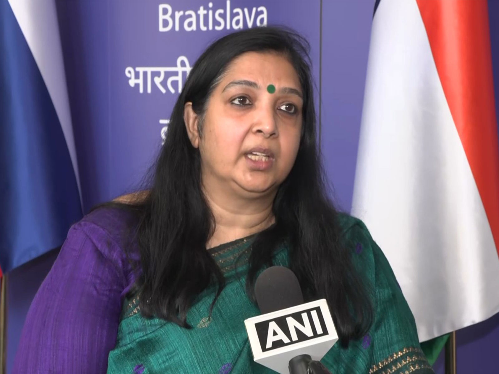 India's Ambassador to Slovakia, Apoorva Srivastava (Photo/ANI)