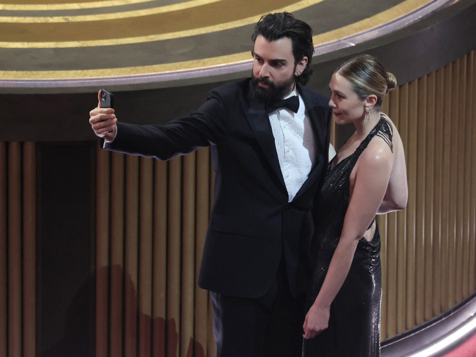 Elizabeth Olsen, Robbie Arnett (File photo/Reuters)