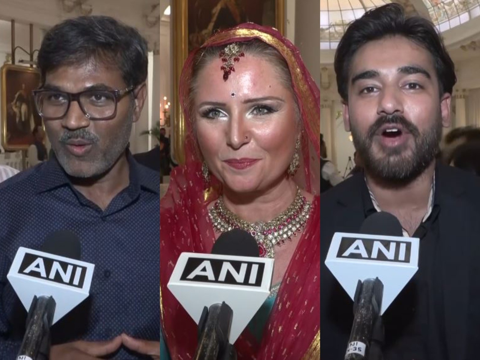 Members of Indian diaspora (Photo/ANI)