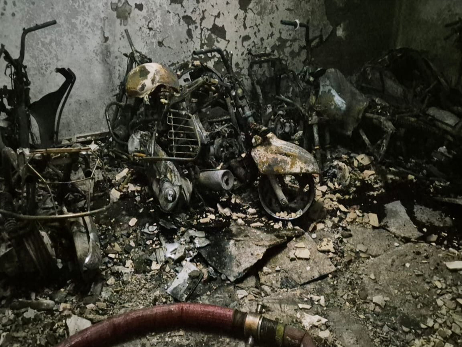 Visual of aftermath of fire (Photo/ANI)