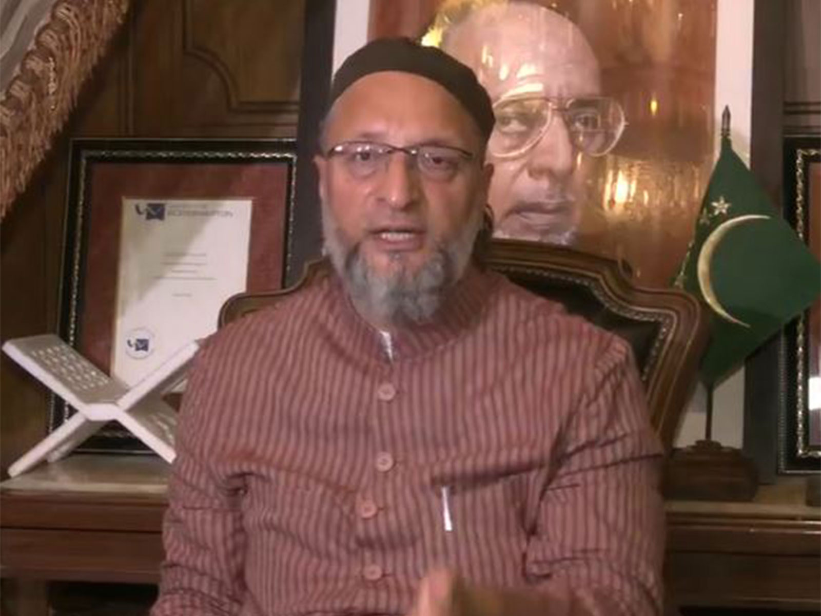AIMIM Chief Asaduddin Owaisi (Photo/ANI)