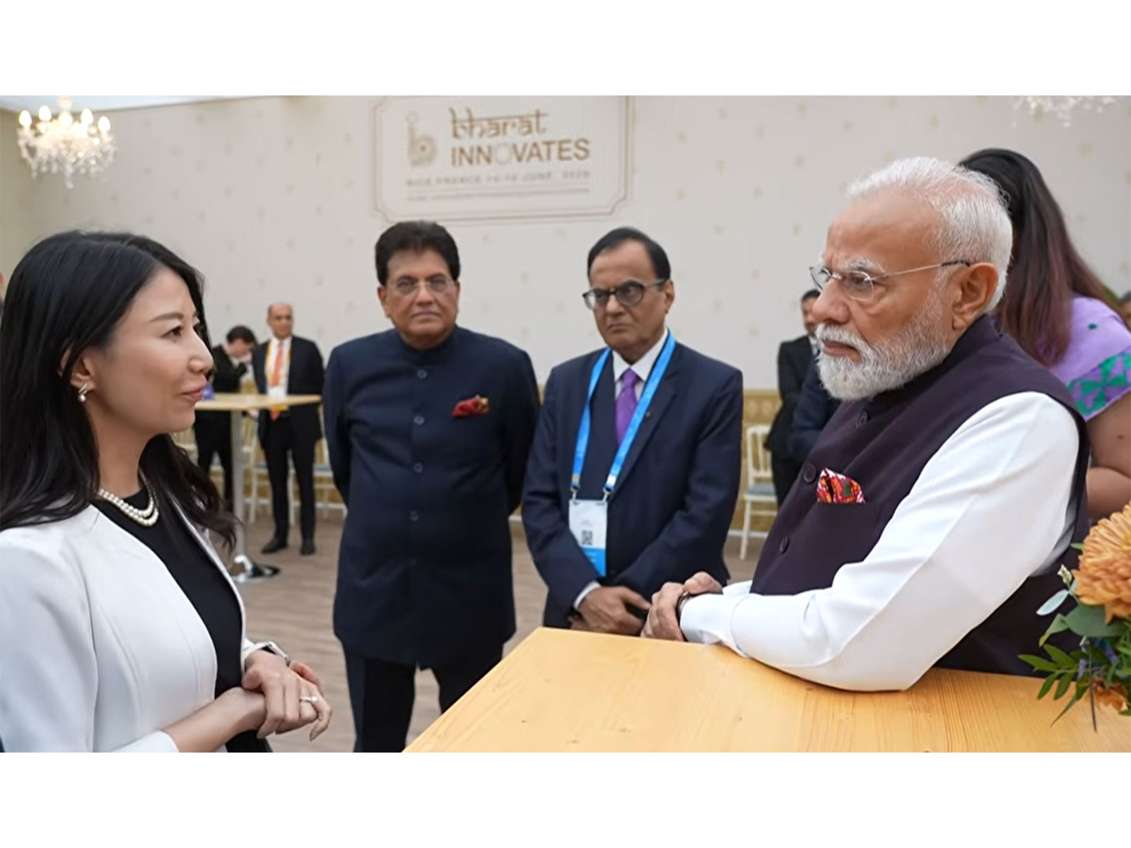 PM Modi interacts with investors, venture capitalists in Nice ahead of Bharat Innovates 2026 (Photo/Youtube@NarendraModi)