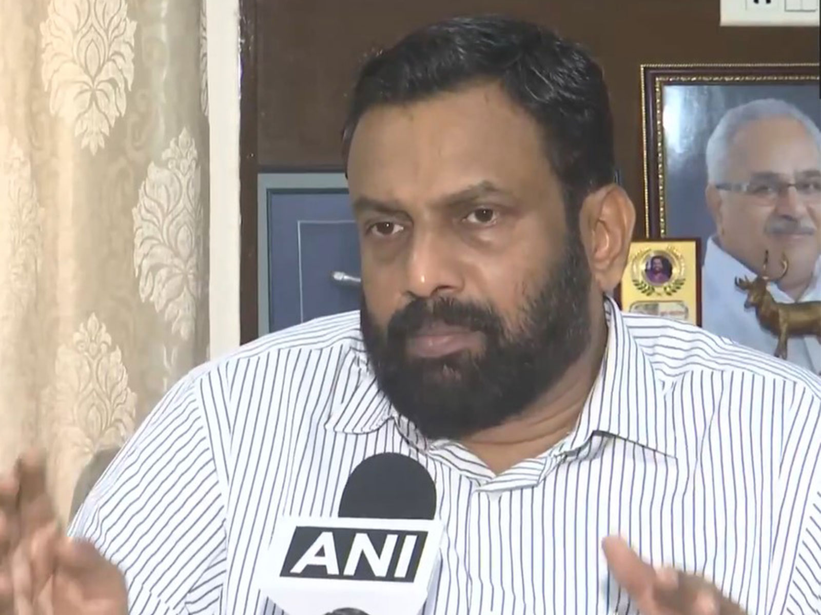 Communist Party of India (CPI) leader P Sandosh Kumar (Photo/ANI)