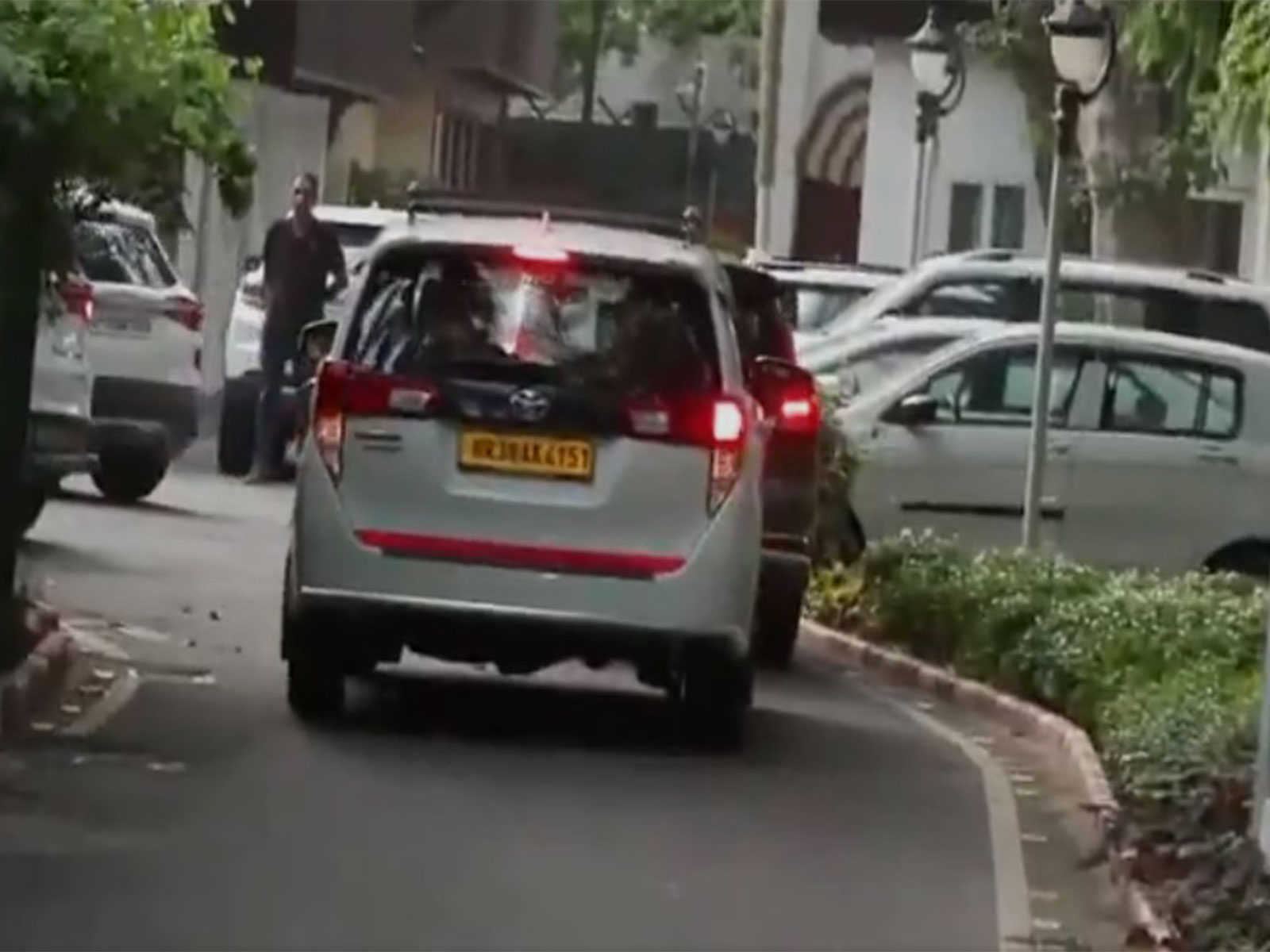 Rebel TMC MPs arrive at LS Speaker Om Birla's residence in New Delhi (Photo/ANI)