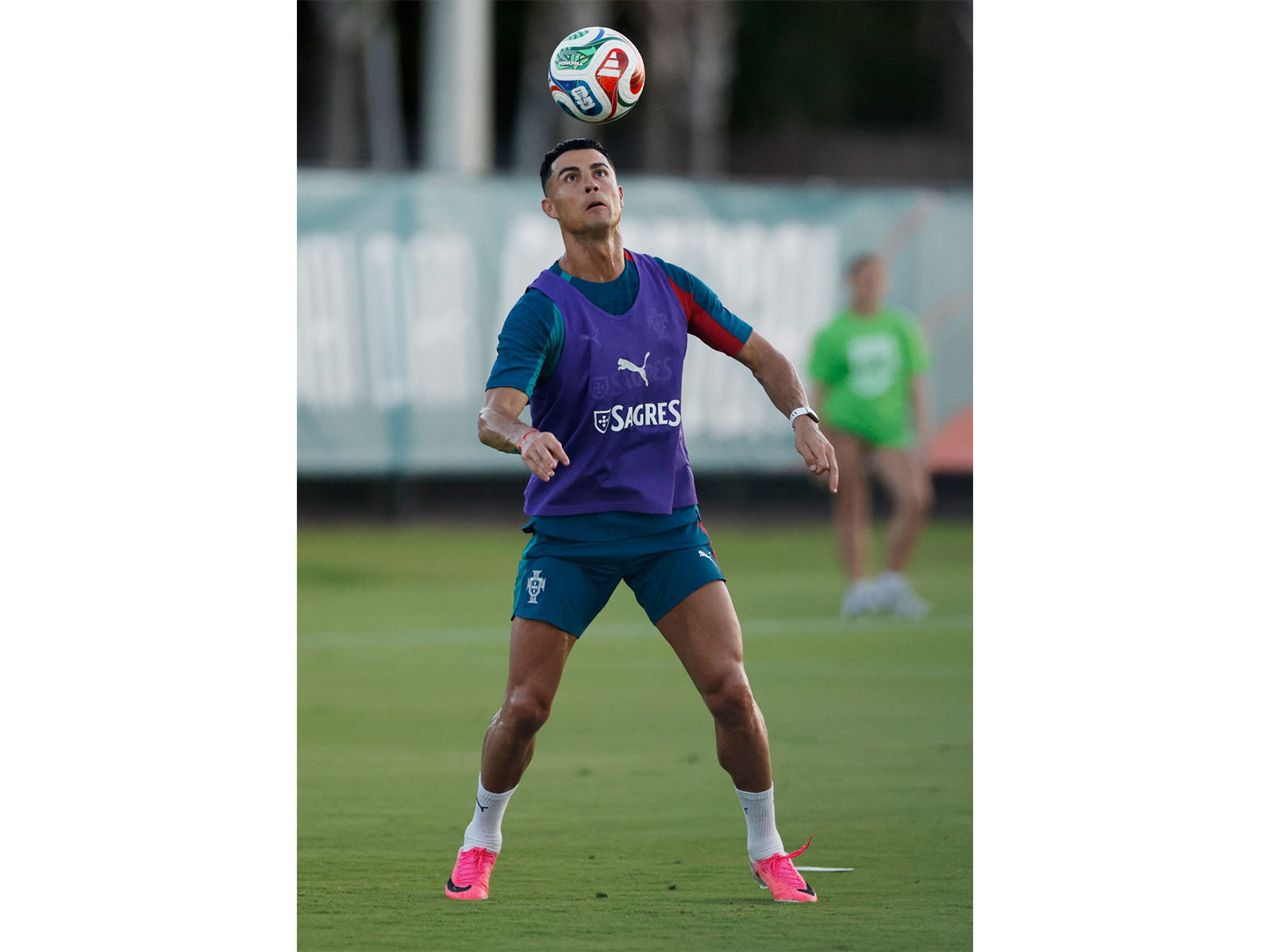 Football - FIFA World Cup 2026 - Portugal Training - The Gardens North County District Park, Palm Beach Gardens, Florida, U.S. - June 13, 2026 Portugal's Cristiano Ronaldo during training (Photo: Reuters/Marco Bello)