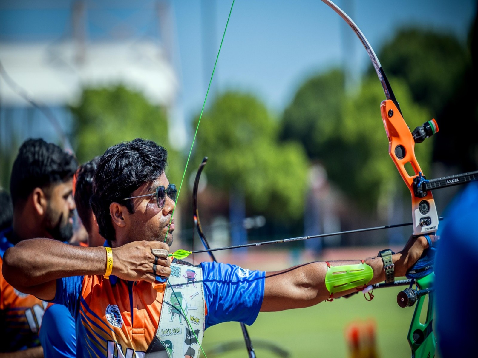 India's Dhiraj Bommadevara in action at the Archery World Cup 2026, in Antalya on Sunday. (World Archery/ANI Photo)