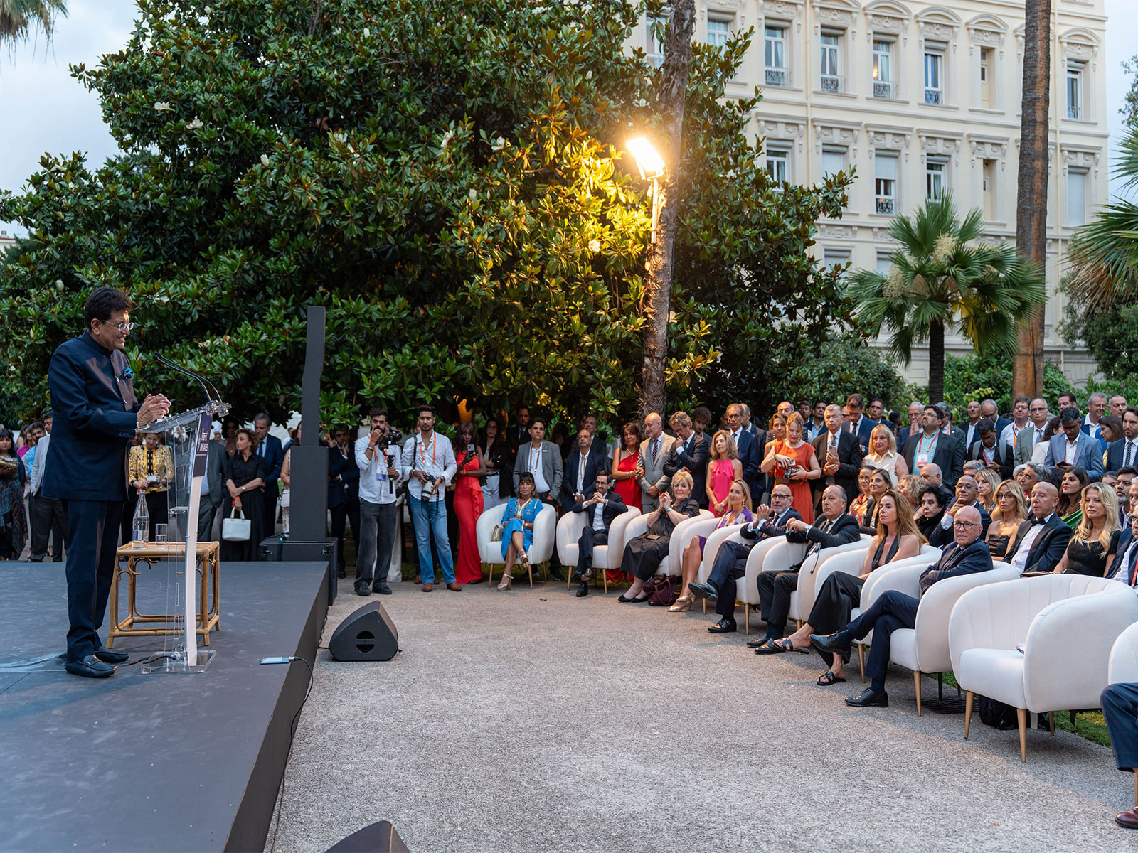 Union Minister Piyush Goyal in Nice, France (Photo/X@PiyushGoyal) 