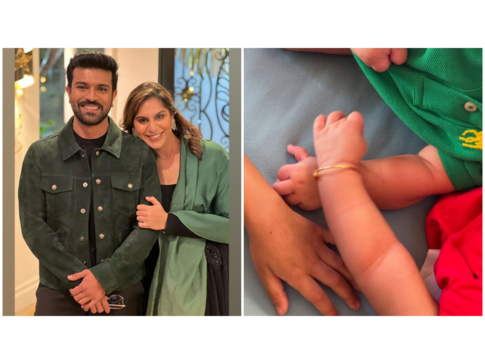 Actors Ram Charan and Upasana Konidela (Photos/instagram/@upasanakaminenikonidela)