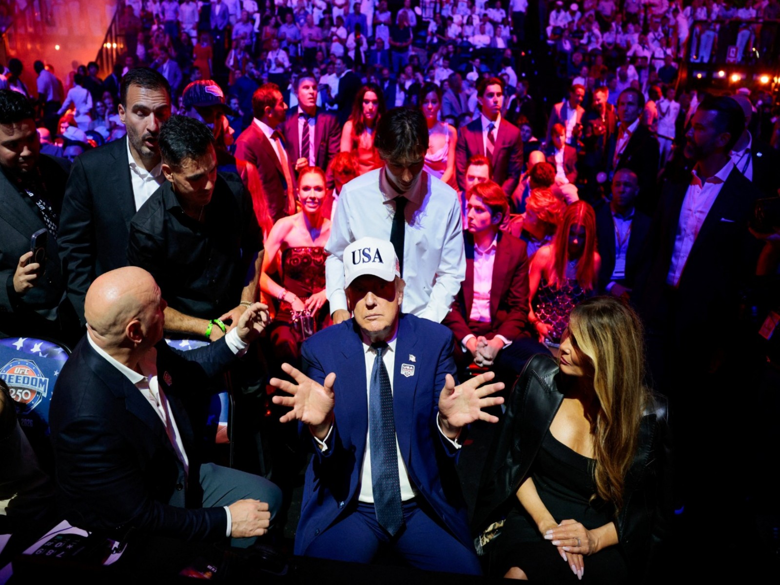 US President Donald Trump hosts UFC Freedom 250 at the White House (Photo/ Reuters)